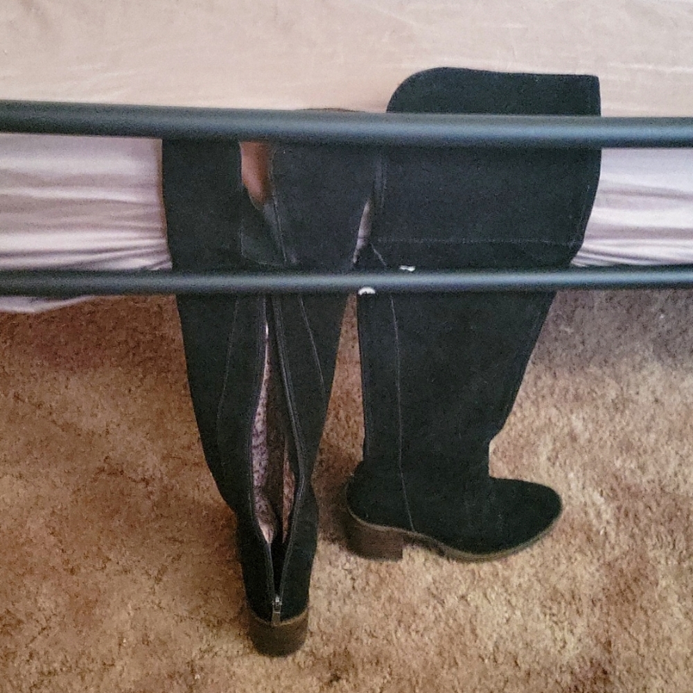 Lucky Suede knee high boots